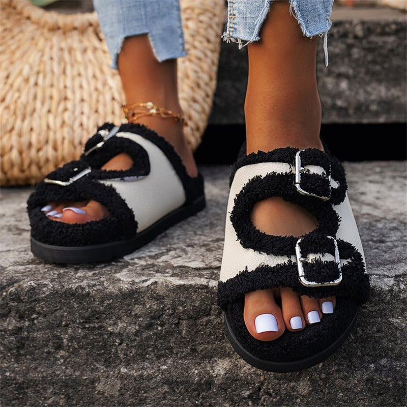 Orthopedic Balance Thick Wool Winter Slippers - Unique Comfort