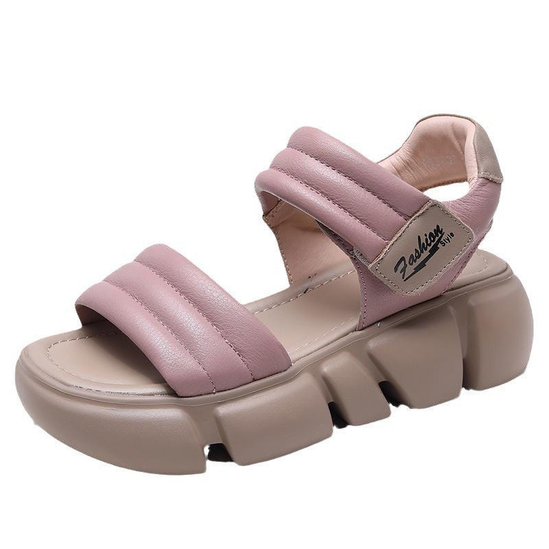 Orthopedic Balance Chunky Platform Adjustable Strap Sandals
