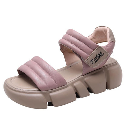 Orthopedic Balance Chunky Platform Adjustable Strap Sandals