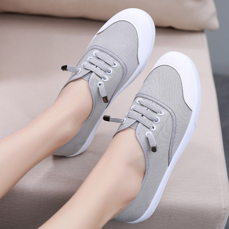 Orthopedic Balance Canvas Sneakers - Flat Sole Comfort