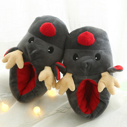 Elk | Christmas Shoes Cute Elk Home comfort Slippers