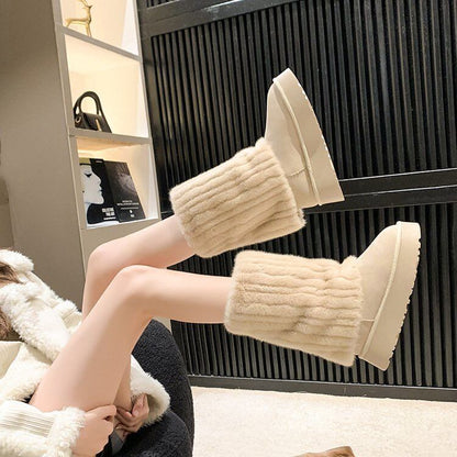 Talia | Plush Fur Tall Winter Boots
