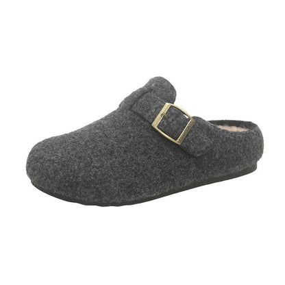 Orthopedic Balance Wool And Cotton Slippers - Casual Elegance