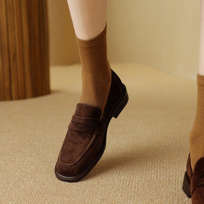 Orthopedic Balance Sheepskin Pumps - Square & Round Toe Design