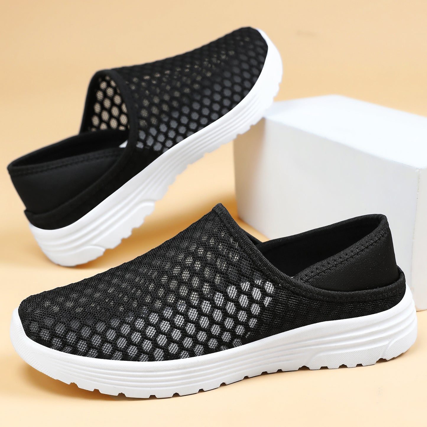Orthopedic Balance | Breathable Mesh Slip-On Sneakers