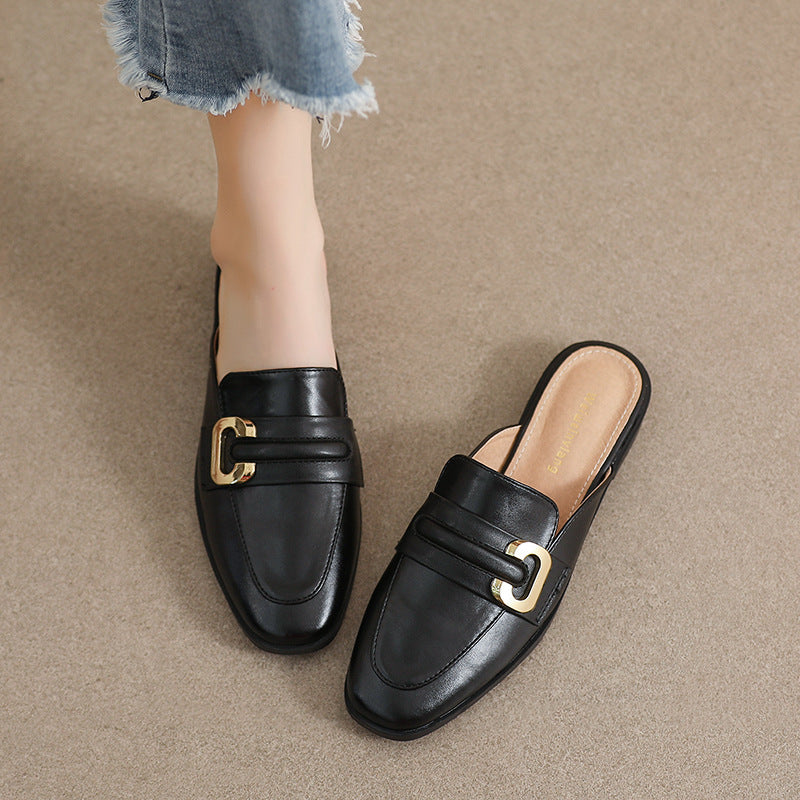 Orthopedic Balance Women’s Mule Loafers – Lightweight Comfortable Slip-On Flats
