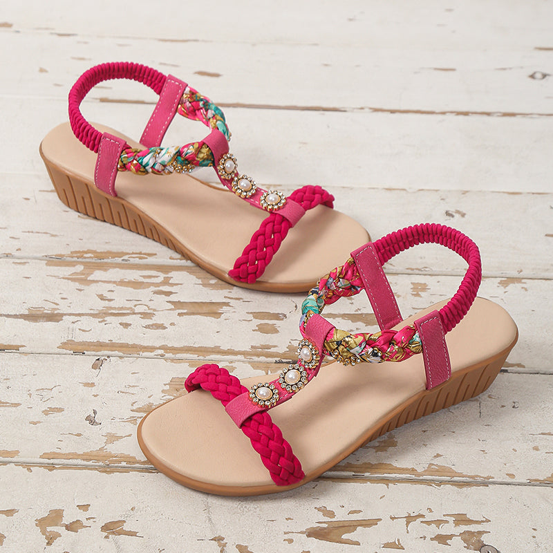 Orthopedic Balance Bohemian Braided Sandals  - Unique And Elegant