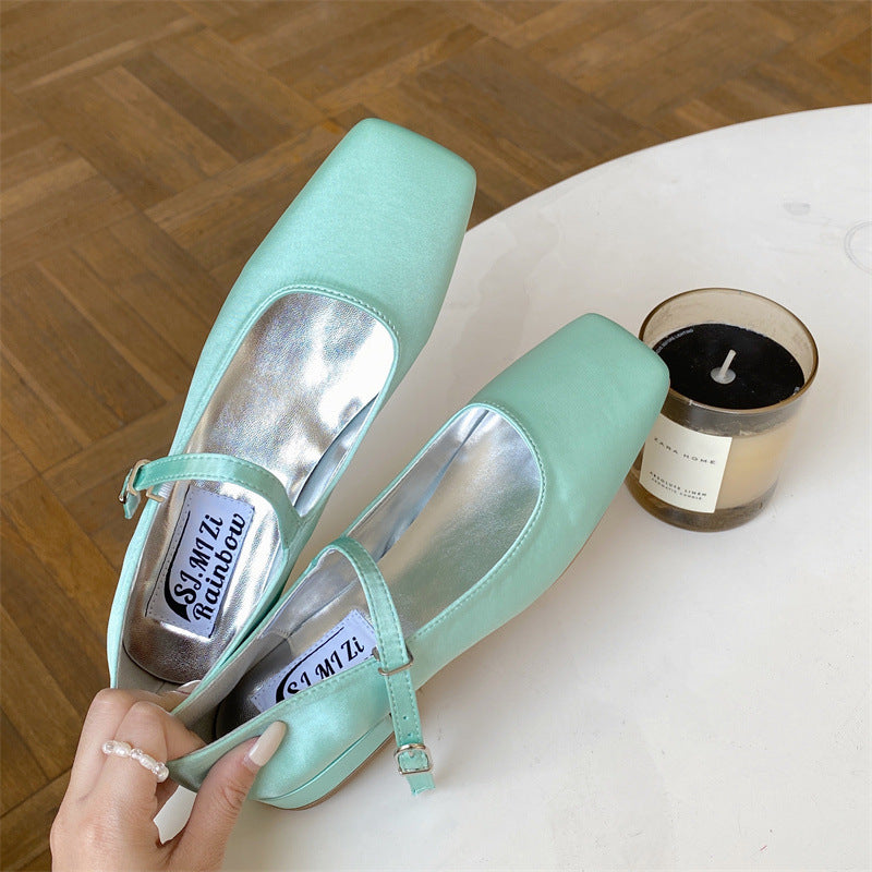 Orthopedic Balance | Transparent Strap Pointed Toe Flats