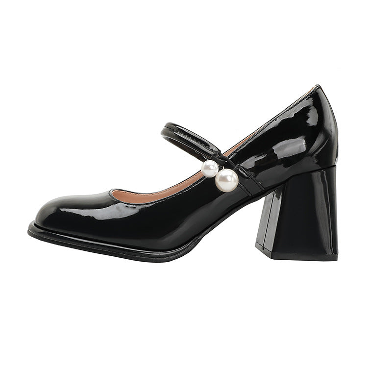 Orthopedic Balance Mary Jane Heels - Chunky Comfort Support