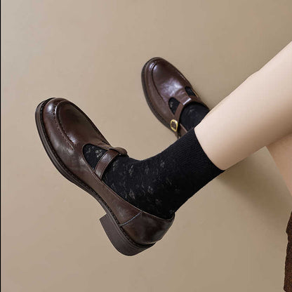 Loris | Women's Commuter French Leather Shoes