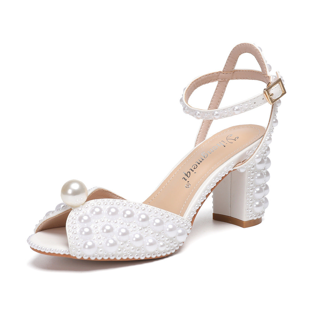 Orthopedic Balance Pu High Heel Shoes - Unique Elegance