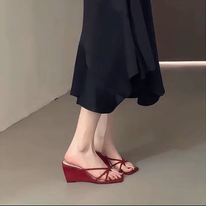 Orthopedic Balance | Strappy Pointed Toe Kitten Heel Sandals