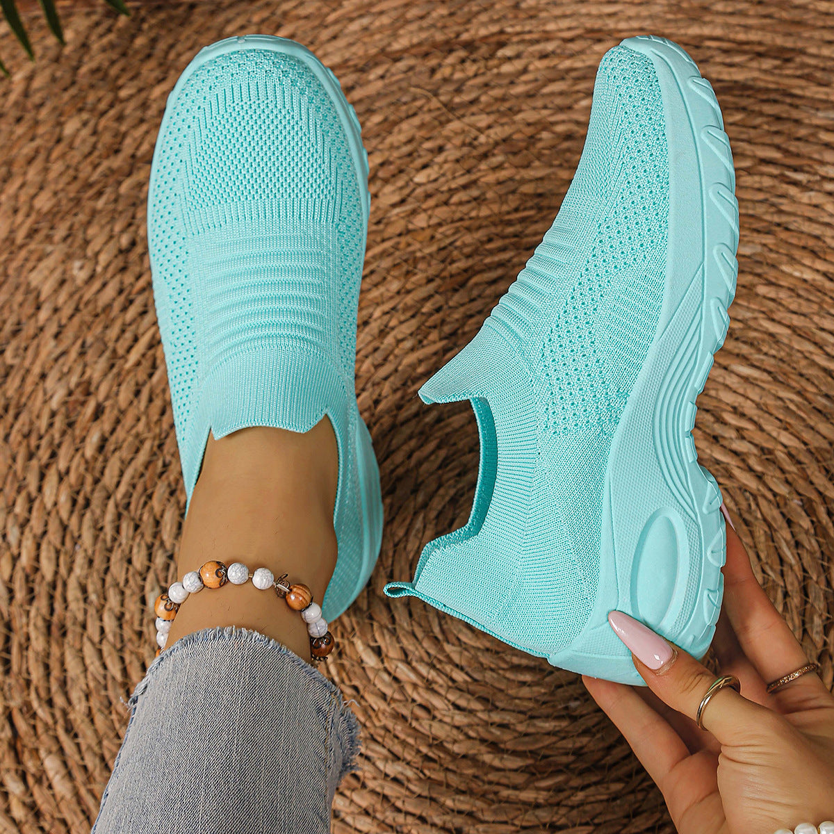 Orthopedic Balance | Lightweight Slip-On Knit Sneakers