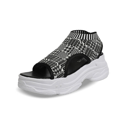 Orthopedic Balance Woven Fluff Sandals - Comfort And Unique Style