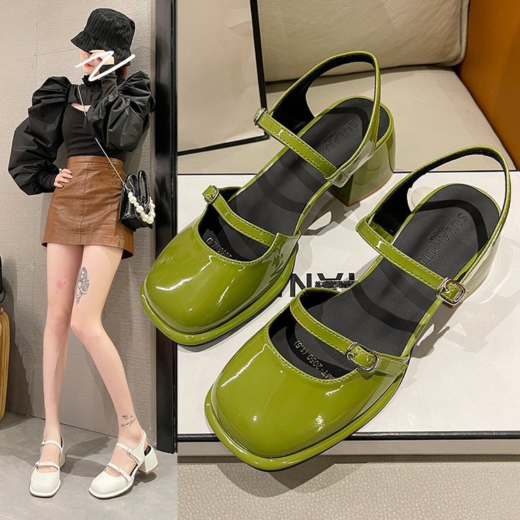 Orthopedic Balance Mary Jane Shoes - Korean Style, Thick And Unique Heel