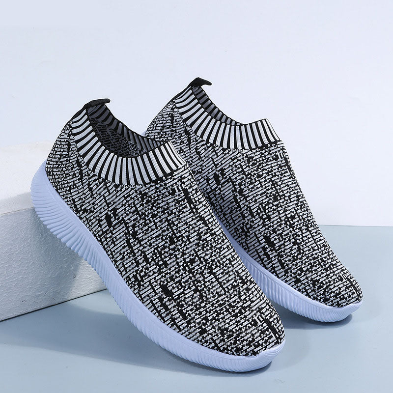 Orthopedic Balance Stripe Knit Shoes: Unique And Comfortable For Everyone