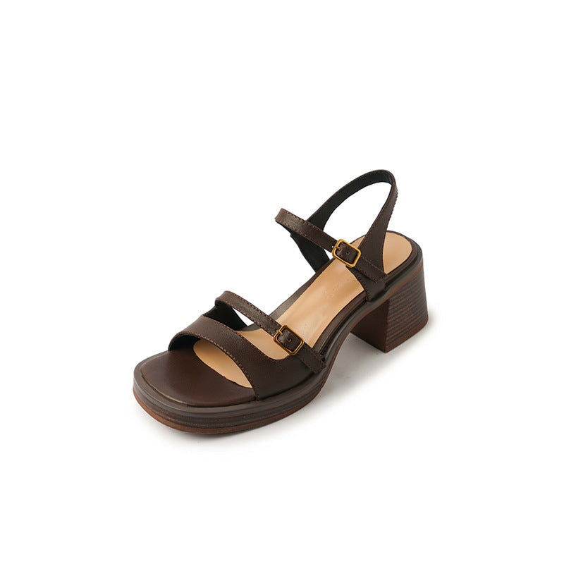 Lillian | Women’s Orthopedic Block Heel Open-Toe Strap Sandals