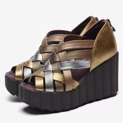 Rylee | Women’s Orthopedic Multi-Strap Platform Wedge Sandals