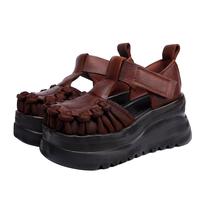 Kade | Women’s Orthopedic Retro Fisherman Sandals with Platform Sole