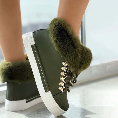 Hope | Women’s Orthopedic Winter Fur-Lined High-Top Sneakers