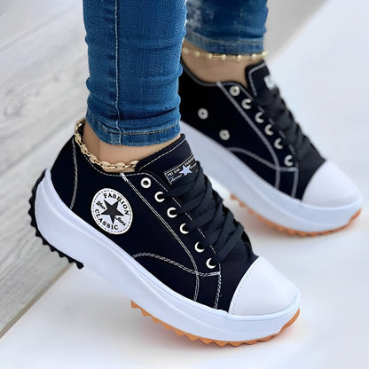 Brittany | Orthopedic Platform Sneakers – Casual Lace-Up Comfort