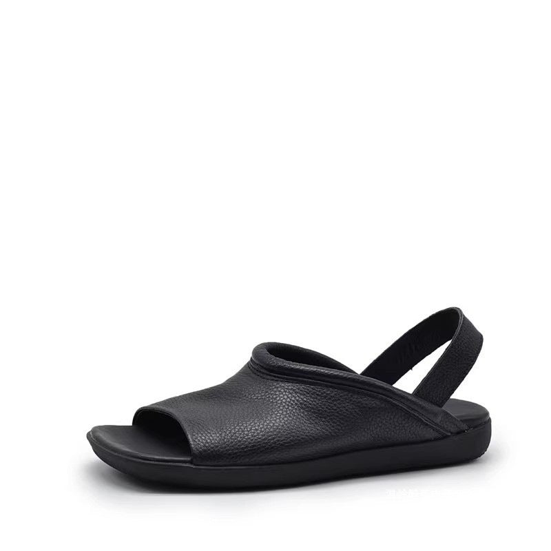 Orthopedic Balance Soft Leather Roman Sandals For A Unique Style