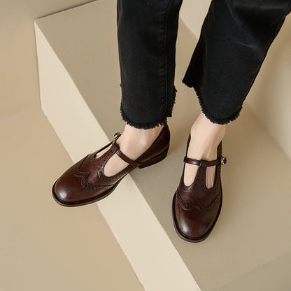 Orthopedic Balance Mary Jane Shoes - T-Strap Comfort