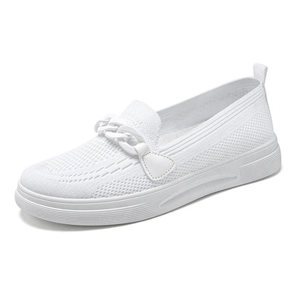 Orthopedic Balance Chain Flats - Slip-On Comfort Shoes