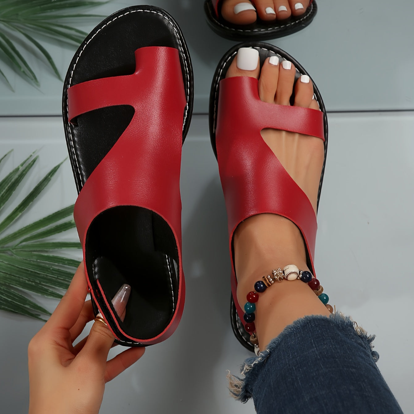 Piper | Women’s Open-Toe Orthopedic Cross Strap Sandals