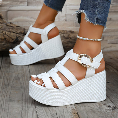 Emberly | Women’s Orthopedic Gladiator Platform Wedge Sandals