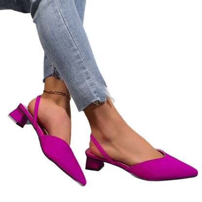 Orthopedic Balance Chic Slingback Heels – Elegant Pointed Toe Comfort Pumps