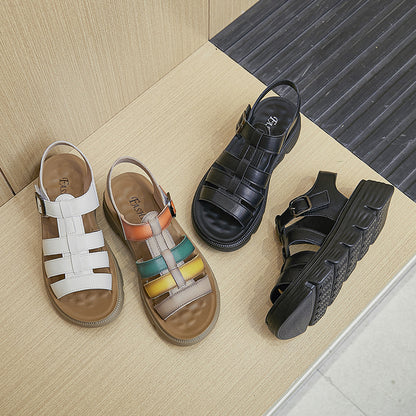Tessara | Women’s Orthopedic Colorblock Platform Gladiator Sandals