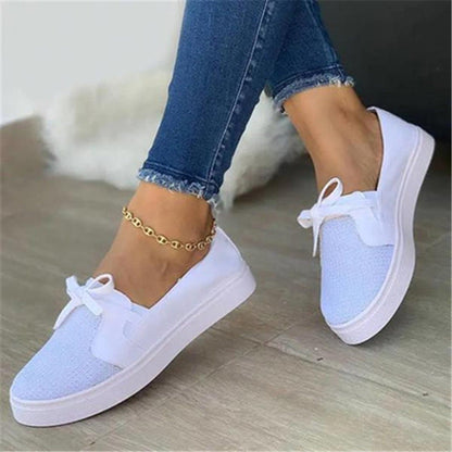 Orthopedic Balance Flat Canvas Sneakers - Unique Elegance And Comfort