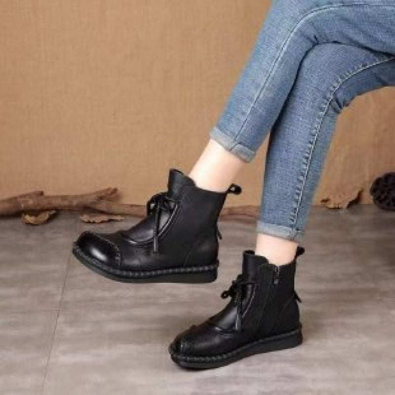 Orthopedic Balance Ankle Boots – Soft Sole & Non-Slip Comfort