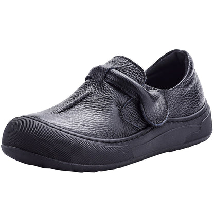 Orthopedic Balance Soft Leather Mother'S Shoes - Unique Vintage Comfort