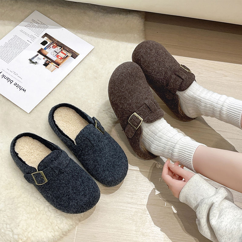 Orthopedic Balance Wool And Cotton Slippers - Casual Elegance