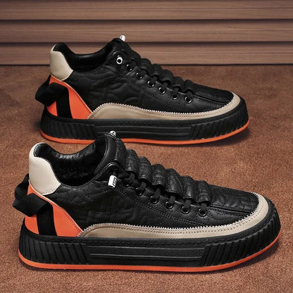 Adam | Men’s Orthopedic Casual Sneakers with Cushioned Sole and Textured Design