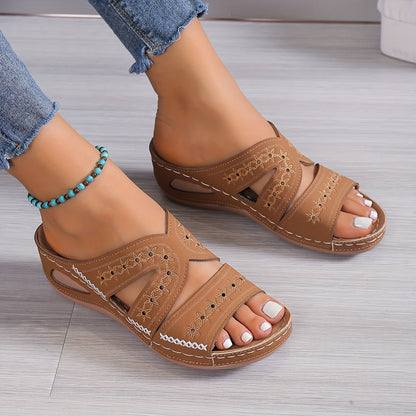 Erin | Women’s Orthopedic Cut-Out Comfort Sandals
