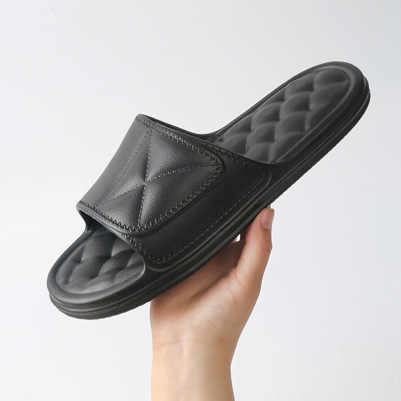 Orthopedic Balance Checkered Summer Slippers - Unique Comfort