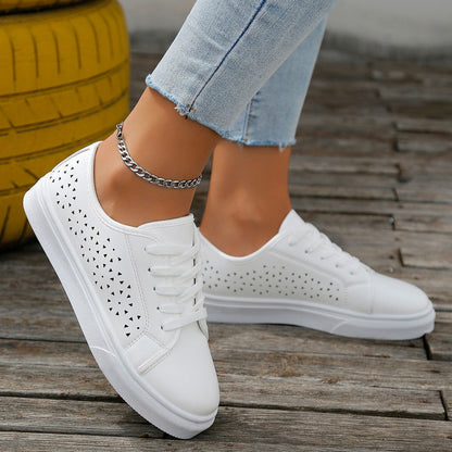 Orthopedic Balance Cutout Flat Shoes - Unique Elegance