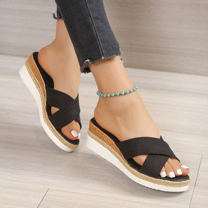Orthopedic Balance Hemp Wedge Sandals - Summer Uniqueness