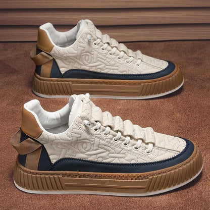 Adam | Men’s Orthopedic Casual Sneakers with Cushioned Sole and Textured Design
