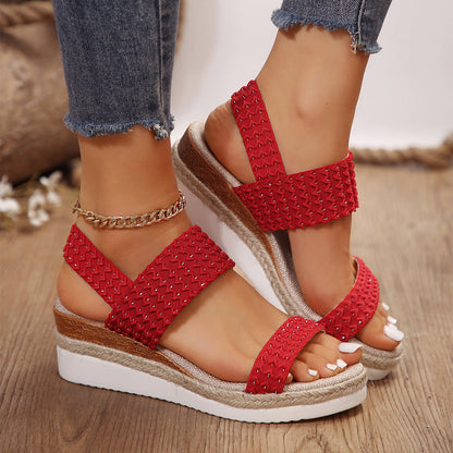 Orthopedic Balance Unique Wedge Heel Sandals  - 