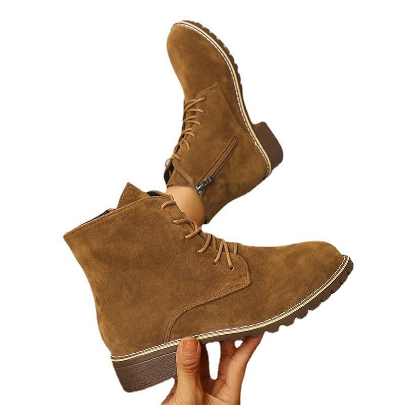 Maeve | EverStep Orthopedic Suede Lace-Up Boots