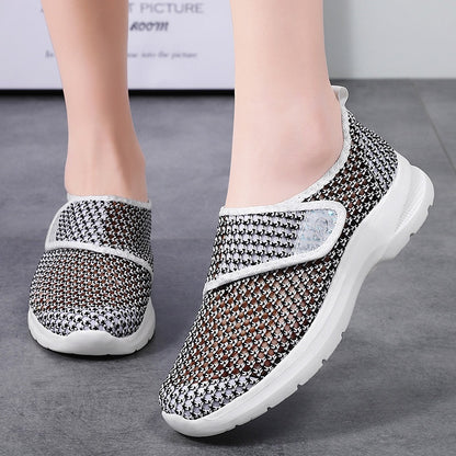 Orthopedic Balance Women’s Breathable Mesh Sneakers – Cloud Cushion Lightweight Walking Shoes