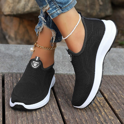Orthopedic Slip-On Running Sneakers – Breathable Lightweight Comfort Walking Shoes
