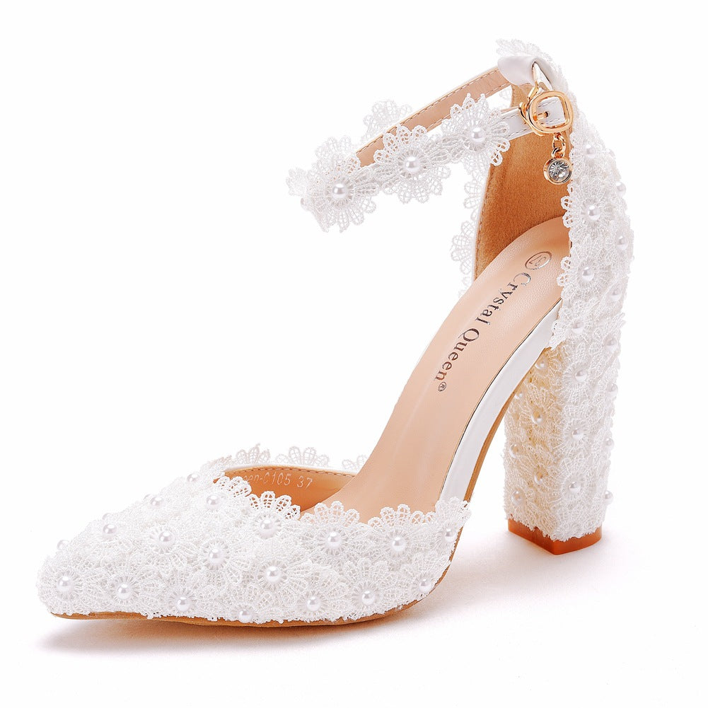 Orthopedic Balance Rhinestone High Heel Shoes