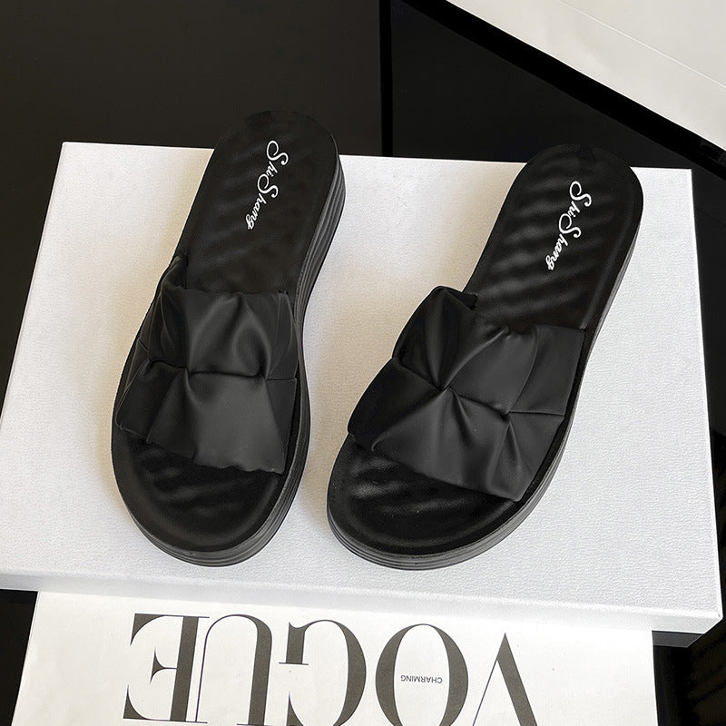Orthopedic Balance | Cushioned Cross Strap Slide Sandals