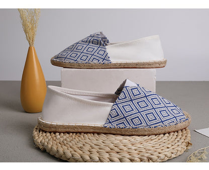 Orthopedic Balance Men and Women’s Espadrille Slip-On Flats – Breathable Casual Summer Shoes