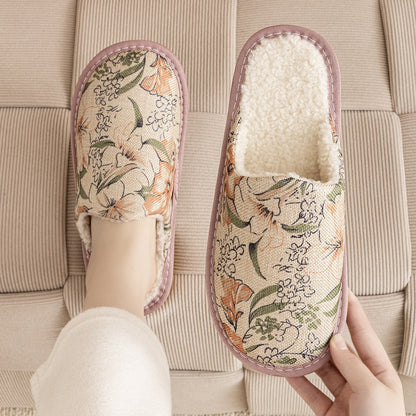 Kallista | Women’s Orthopedic Cozy Floral House Slippers